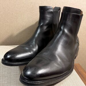 Cole Haan Black Leather Chelsea Men's Boots 12m